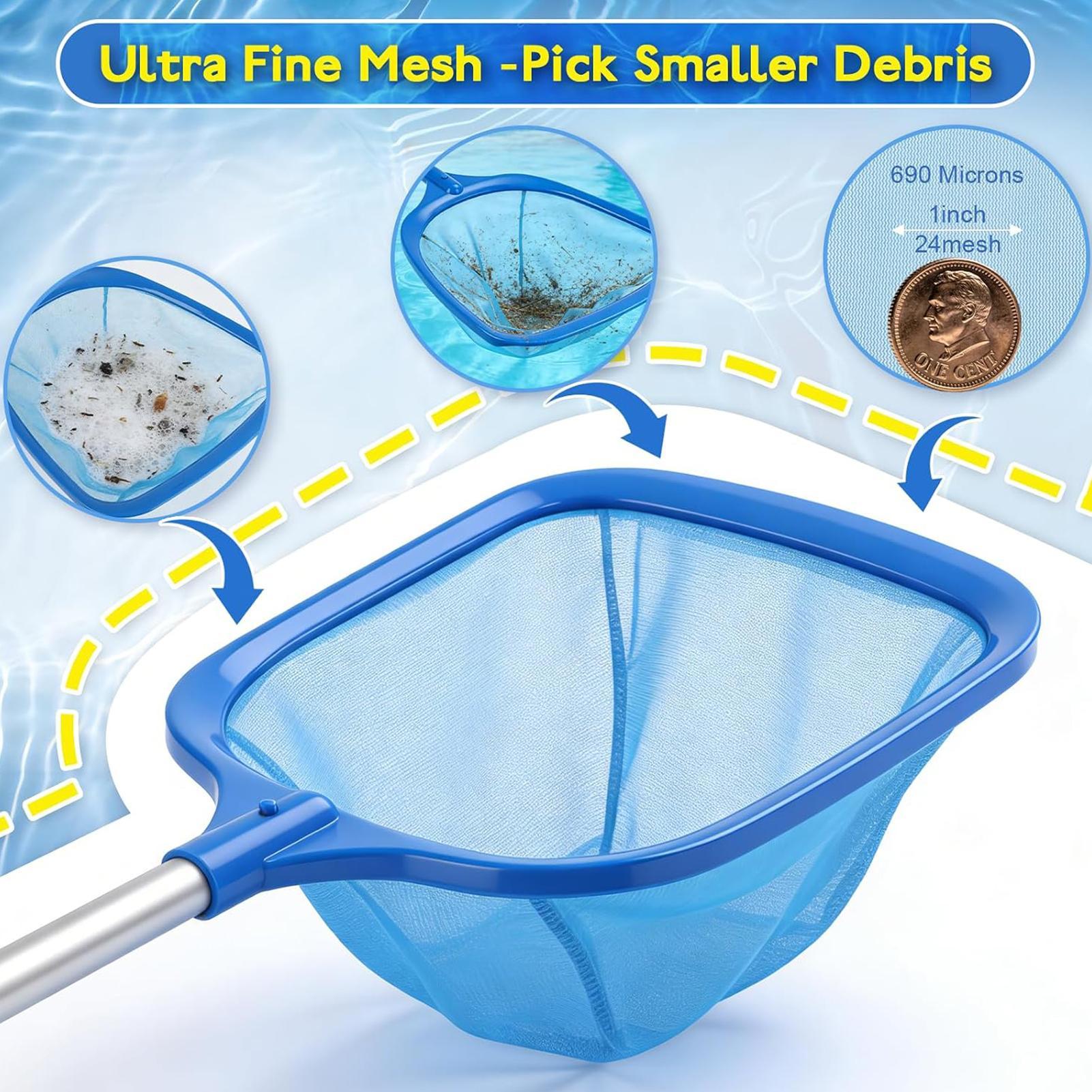 Gardening Tools Rake - Rede de Limpeza para Piscina, Skimmer