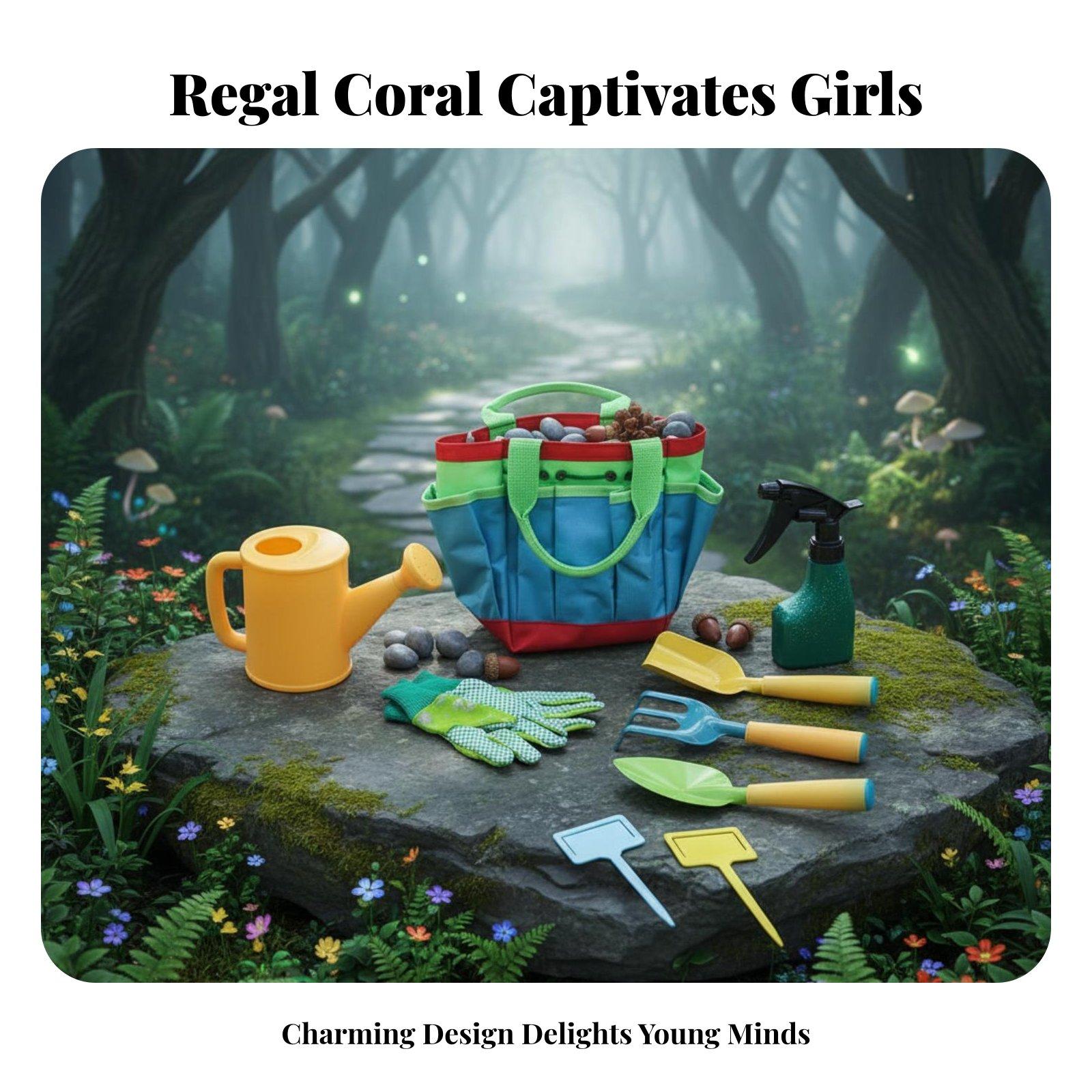 Gardening Tools Girls - Conjunto de Ferramentas de Jardinagem para