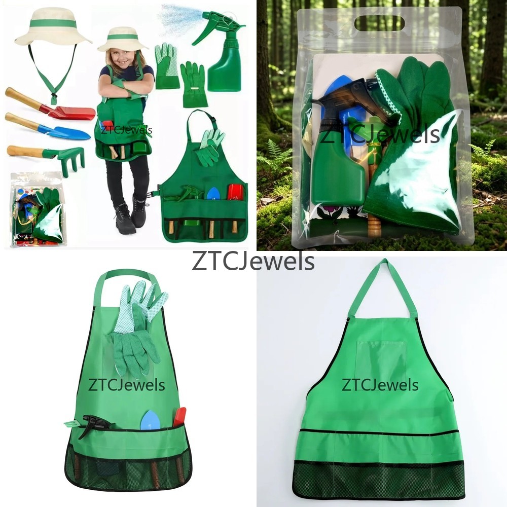 Gardening Tools Girls - Conjunto de Avental e Ferramentas de