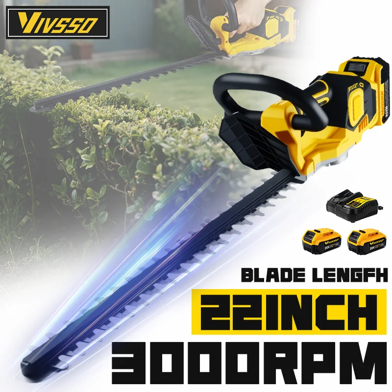 Gardening Tools Rake - Vivsso aparador de sebes elétrico sem