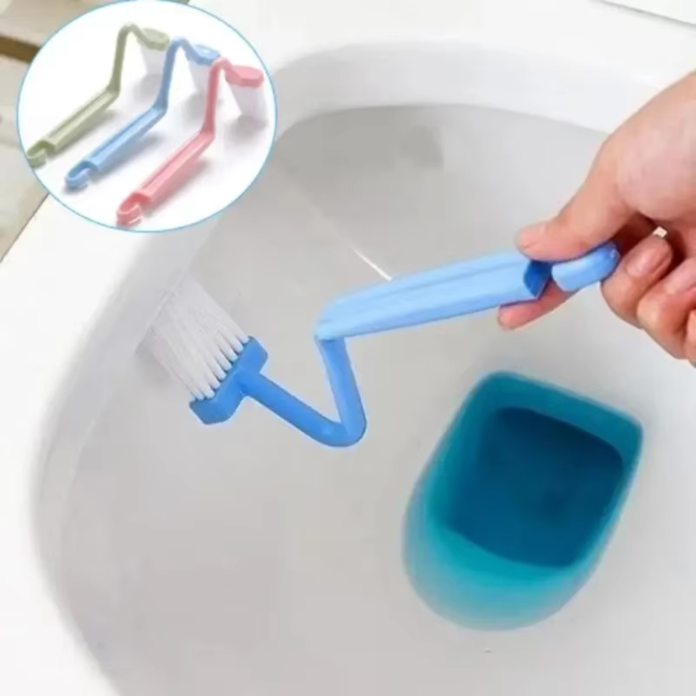 Gardening Tools Long Handle - Escova de limpeza curvada para banheiro,