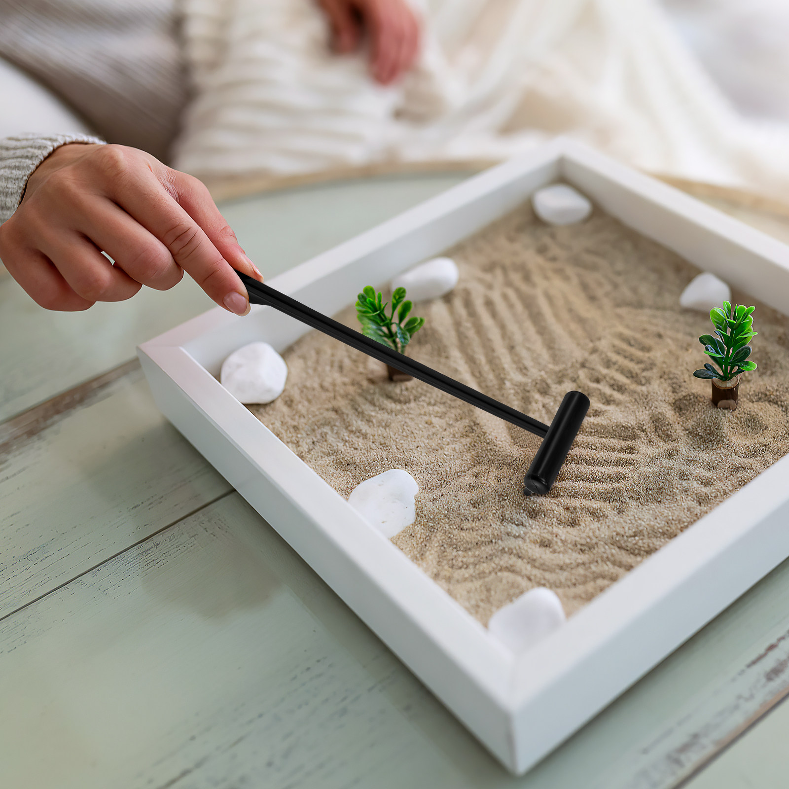 Gardening Tools Rake - Kit de 6 Ferramentas para Jardim