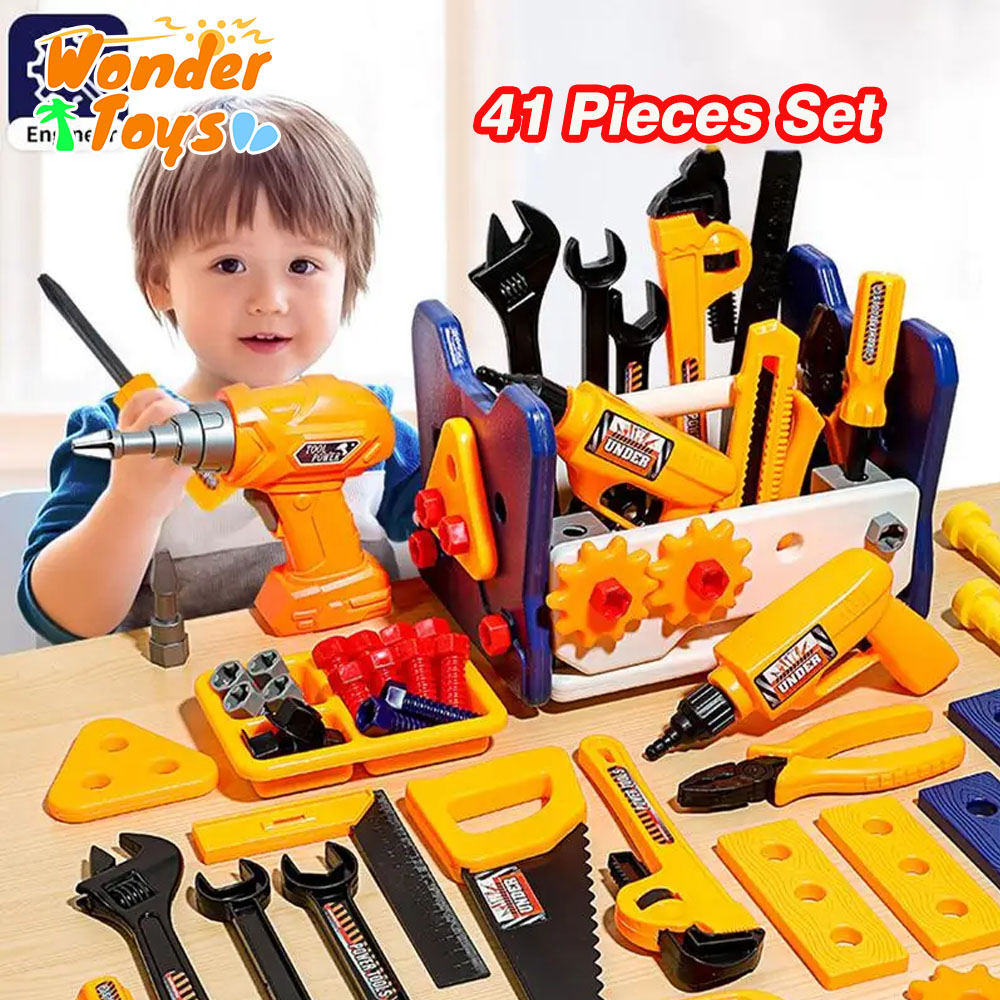 Gardening Tools Girls - 41 peças conjunto com broca elétrica