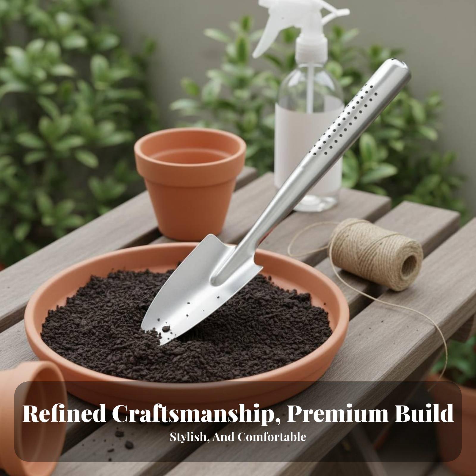 Gardening Tools Trowel - Mini Espátula de Aço Inoxidável, Ferramenta