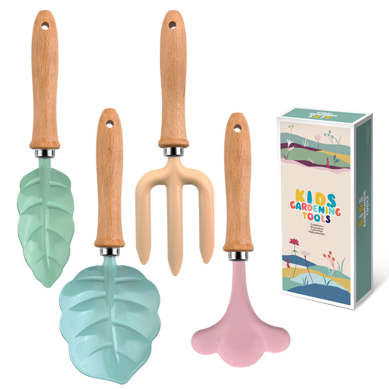 Gardening Tools Girls - Conjunto de ferramentas seguras coloridas para