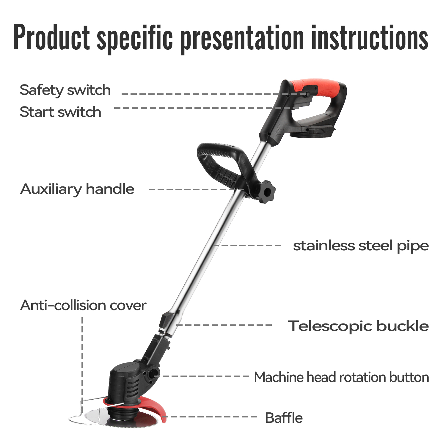 Cortador de Grama Elétrico a B - Gardening Tools Cutter avaliação e preço
