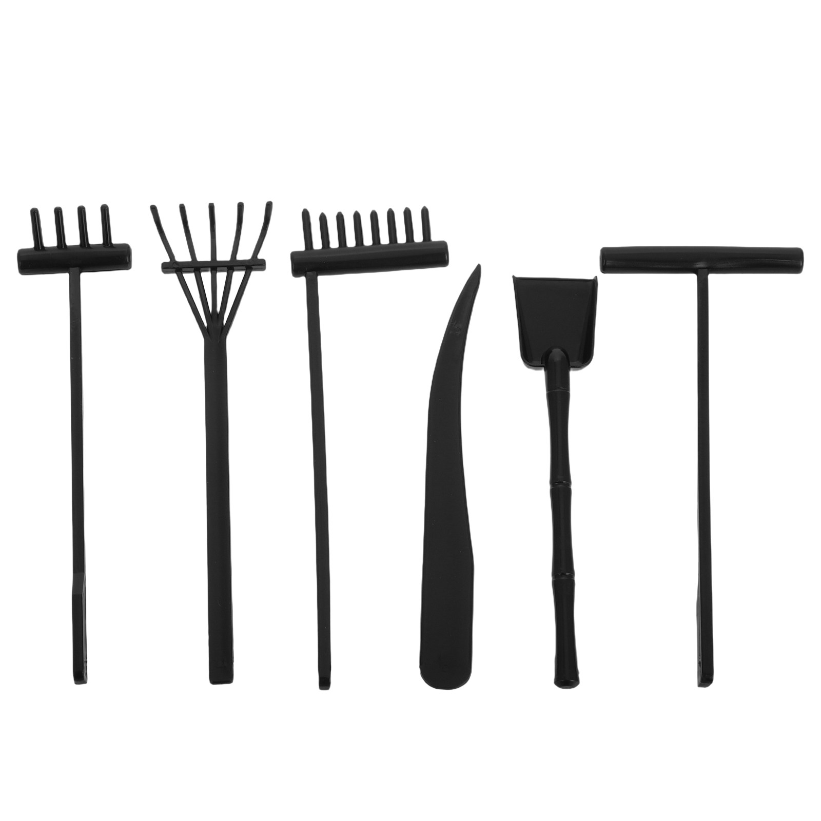 6 Peças de Mini Rastelos de Pl - Gardening Tools Rake avaliação e preço