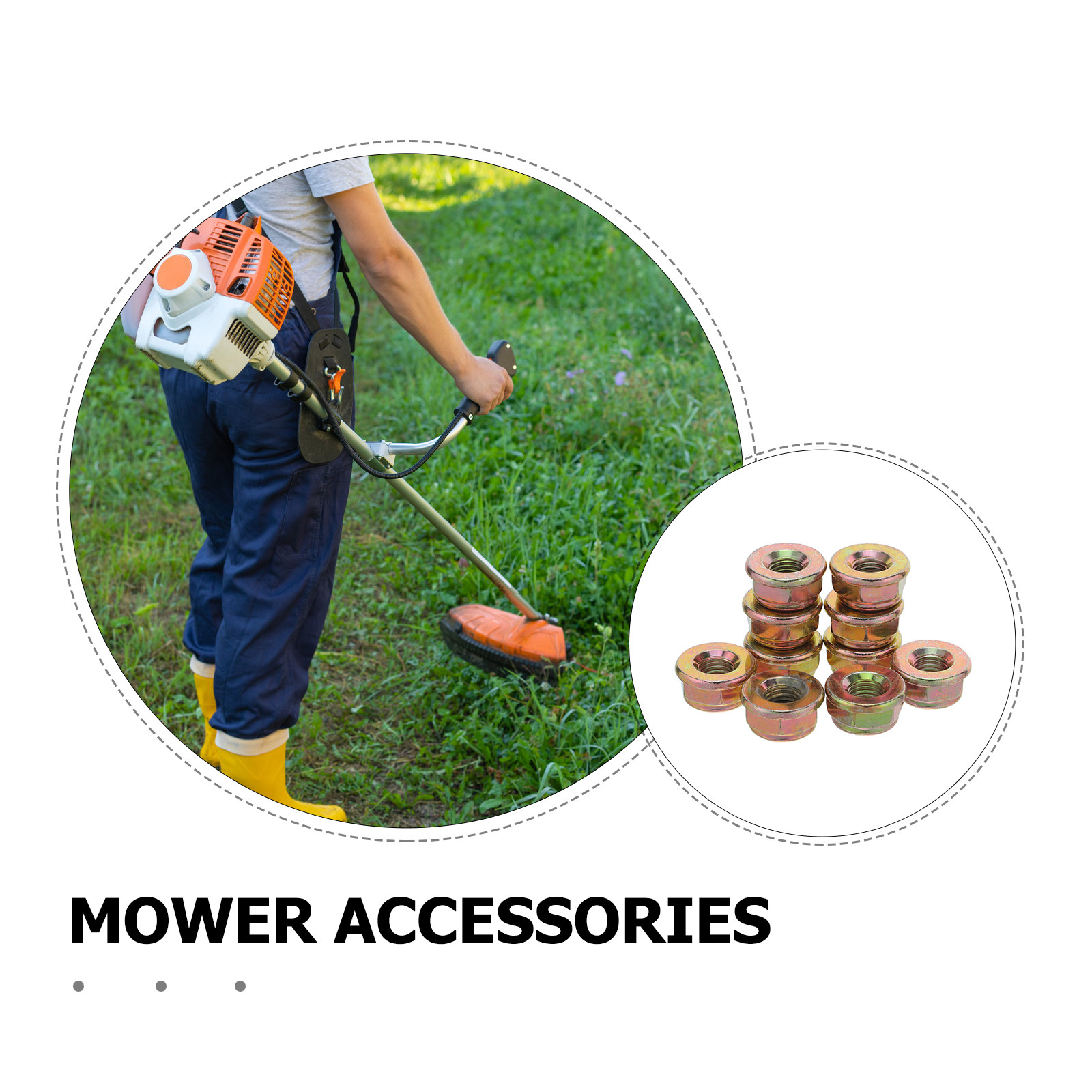 10 Peças Porca de Lâmina para  - Gardening Tools Cutter avaliação e preço
