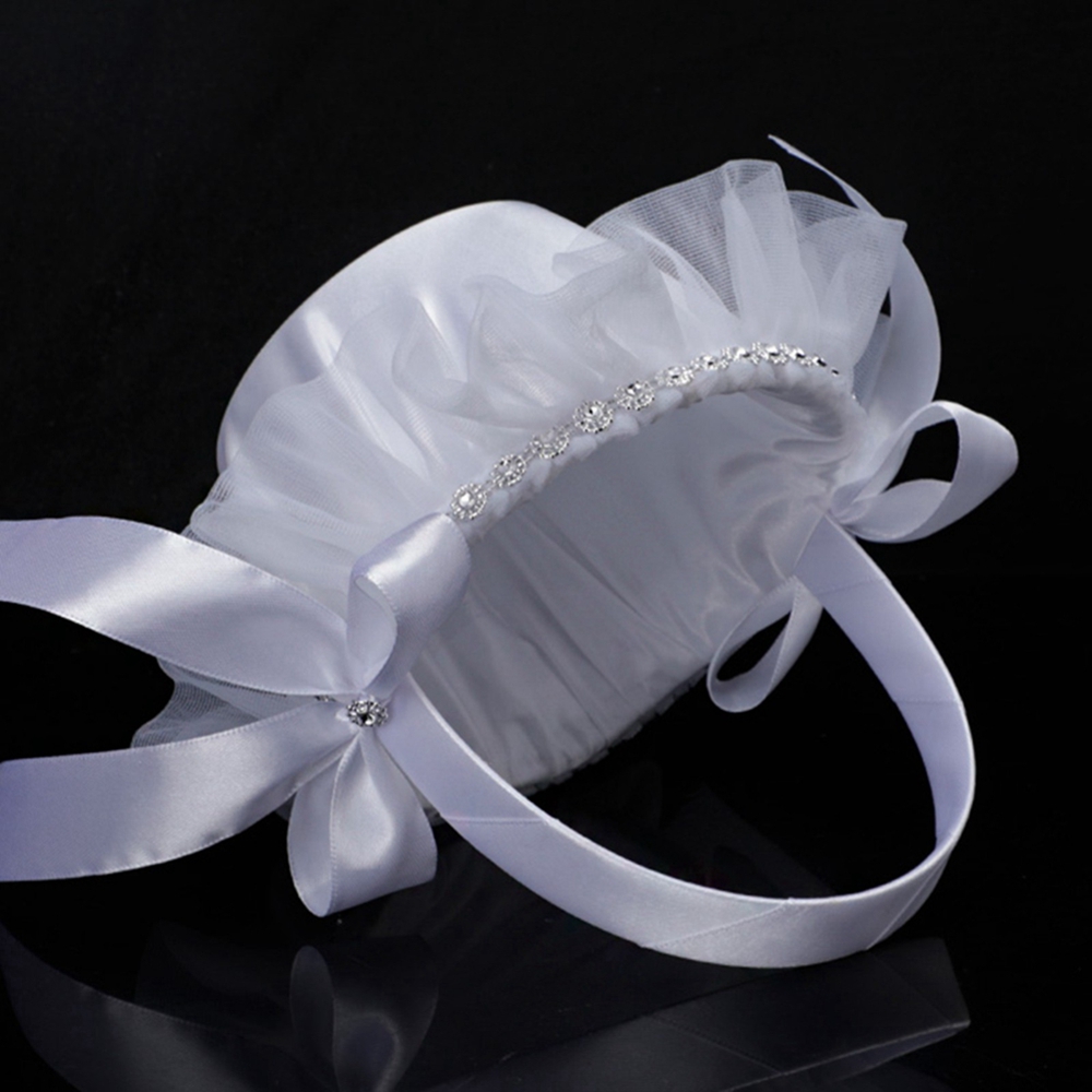 Cestas de casamento branco flo - Gardening Tools Girls avaliação e preço