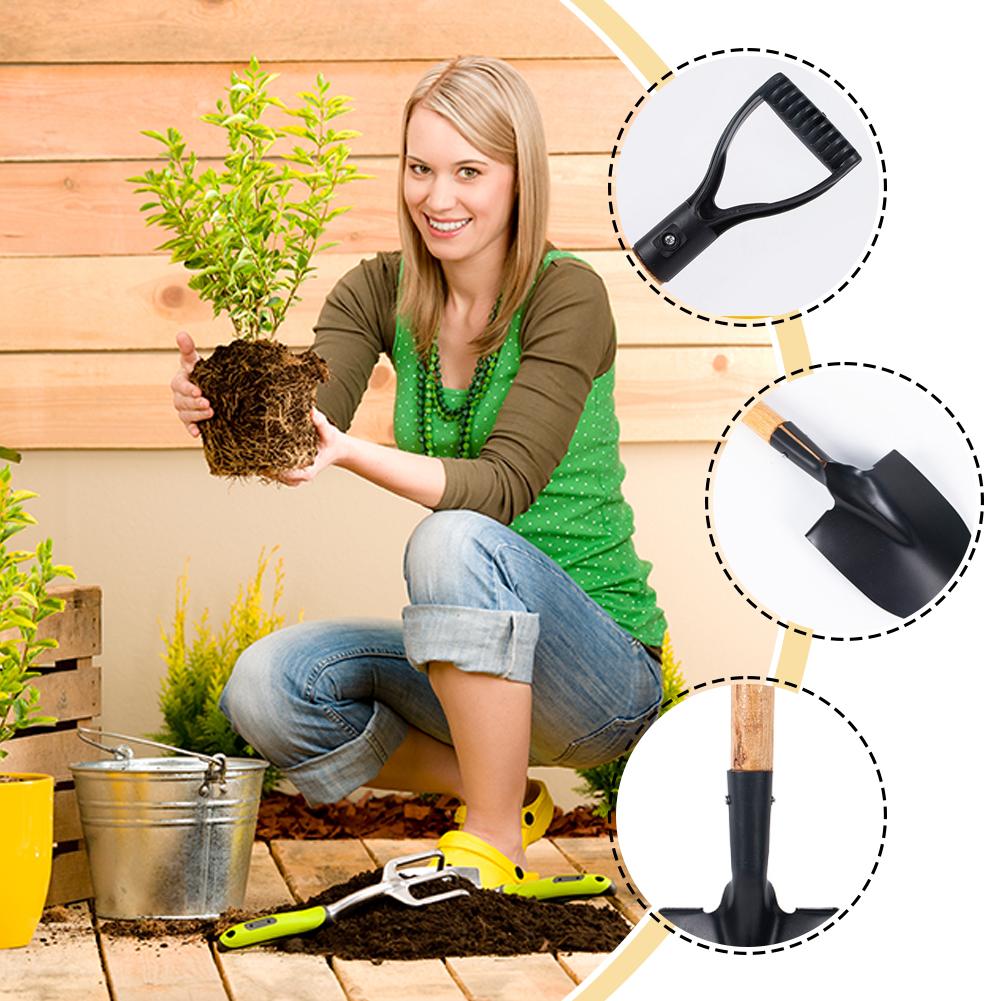 Pá de Jardim de 36cm com Cabo  - Gardening Tools Kids Set avaliação e preço