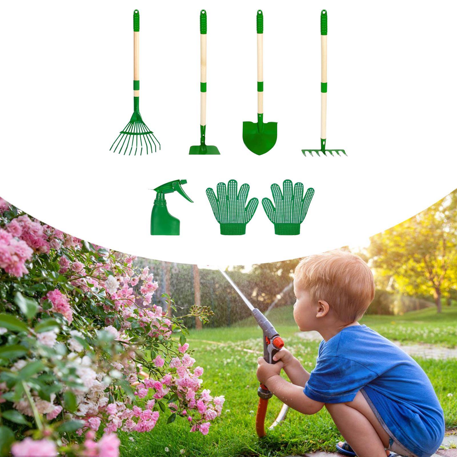 6x crianças conjunto de ferram - Gardening Tools Kids Set avaliação e preço