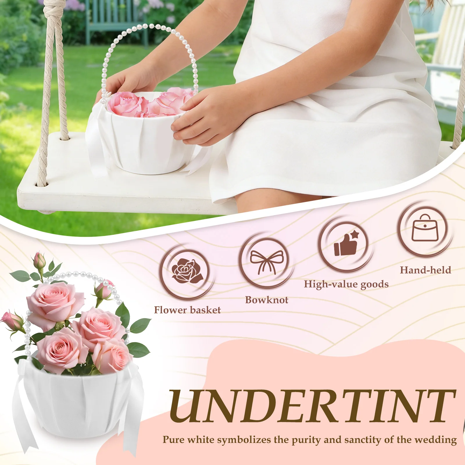 Cesta de flores para casamento - Gardening Tools Girls avaliação e preço