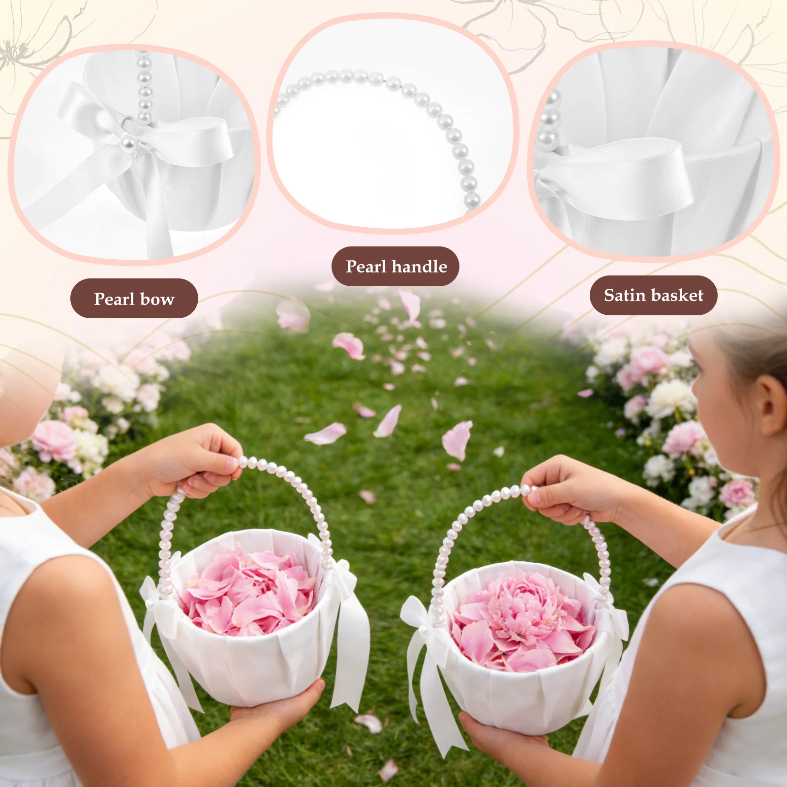 Cesta de flores para casamento - Gardening Tools Girls avaliação e preço