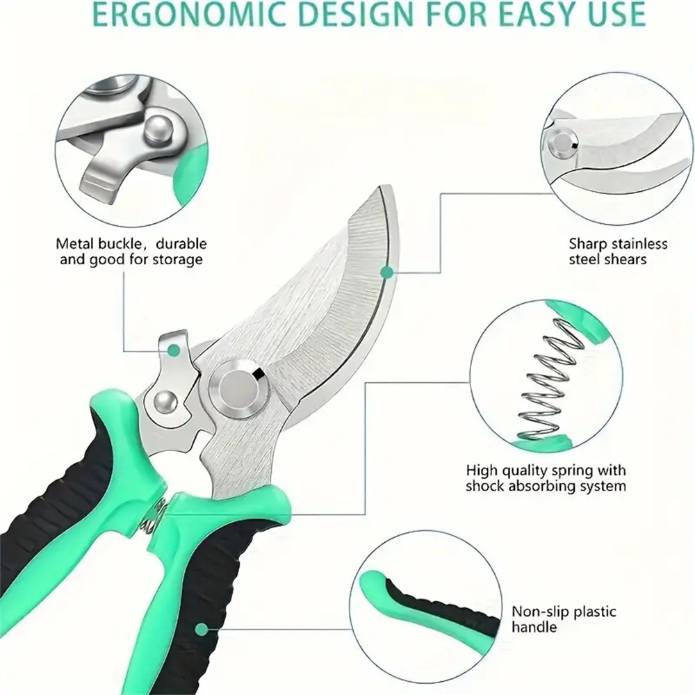 Tesoura de Poda Bypass em Aço  - Gardening Tools Cutter avaliação e preço